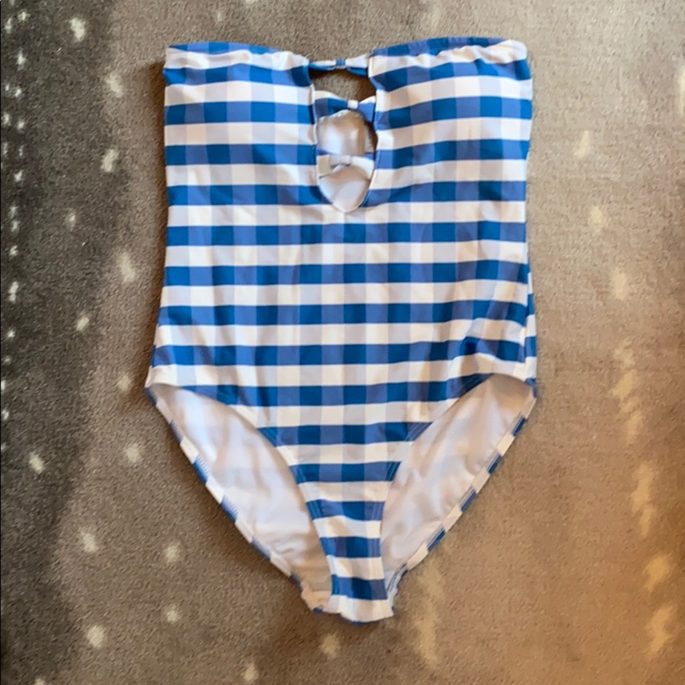 Gingham one piece
